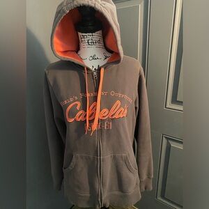 Woman’s Cabela large hoodie vantage